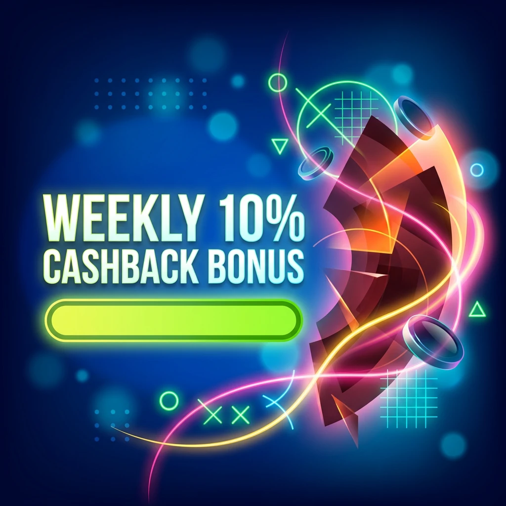 Weekly 10% Cashback Bonus Weekly 10% Cashback Bonus